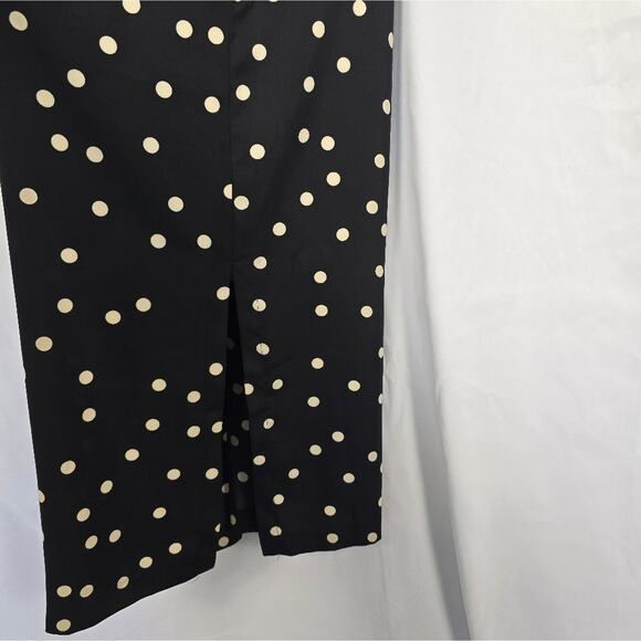 Anthropologie Plenty Tracy Reese Polka Dot Midi Slip Dress Navy Size 2 NWOT - Picture 6 of 6